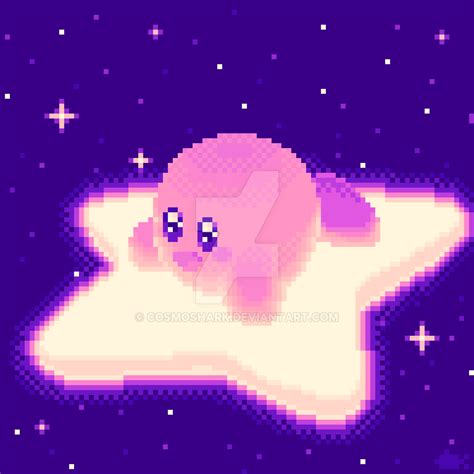 Kirby Pixelart By Cosmoshark On Deviantart