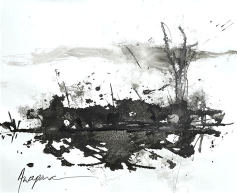 Liu Zijian Star Contemporary Asian Abstract Painting Black White Ink