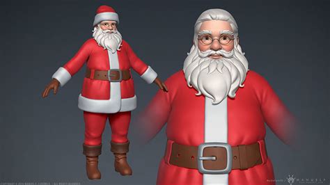 Santa Claus 3d Model Cgtrader