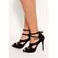 Tabitha Simmons Bailey Cut Out Suede High Heels In Black  Lyst