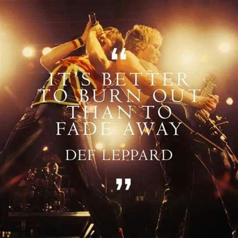 Def leppard says it in the beginning of rock of ages and the bad gut from the highlander says it as well. Yes...it is | Def leppard lyrics, Def leppard songs, Def ...