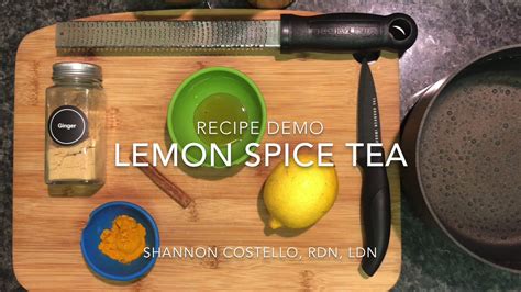 Recipe Demo For Lemon Spice Tea YouTube