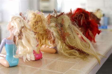 how to detangle barbie doll hair simply organized
