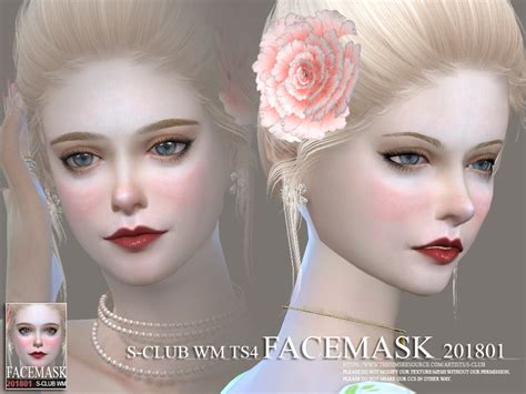 The Sims Resource S Club Ts4 Wm Facemask 201801