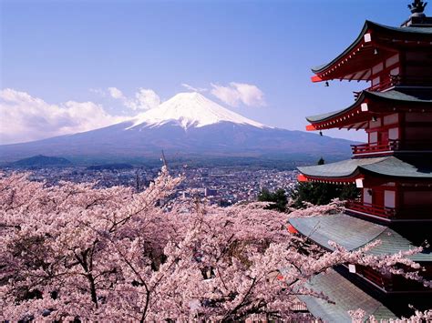 Landscape Japan Cherry Blossom Hirosaki Castle Asian Architecture