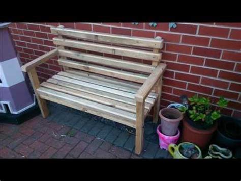 Built from treated pine sleepers, adam shows you how to create a bench seat in the shape of a wooden clothes peg. How To Build A Garden Bench Out Of Reclaimed Wood Step By ...
