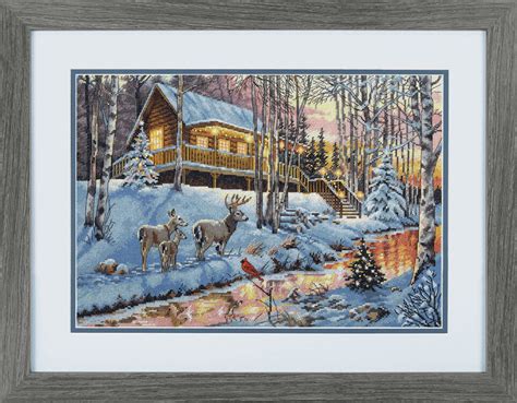 Check spelling or type a new query. Winter Cabin Cross Stitch Kit only £43.00