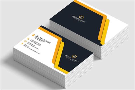Business Cards Designs Design Professional Business Card With 5 Mock
