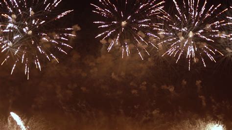 Colorful Fireworks Exploding In Night Sky Stock Footage Sbv 333665563