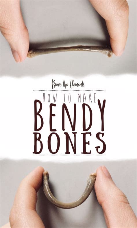 How To Make Bendy Bones Science Experiments Kids Easy Stem