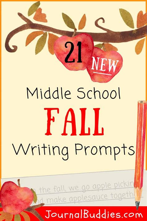 Fall Writing Ideas For Middle School Students
