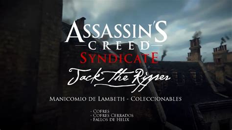 Assassin S Creed Jack The Ripper Coleccionables Del Manicomio De