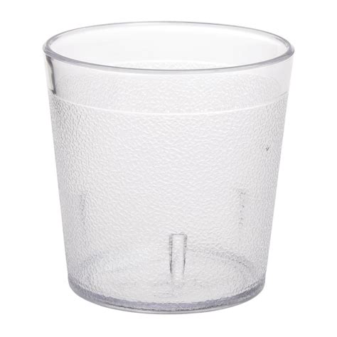 Carlisle 9 Oz Clear Plastic Tumbler