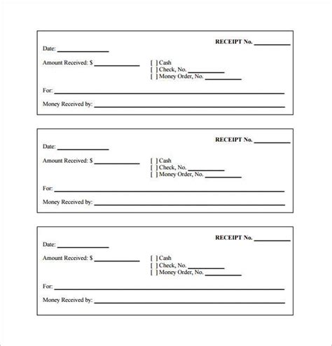 Free Receipt Templates Microsoft Word Naamonkeys