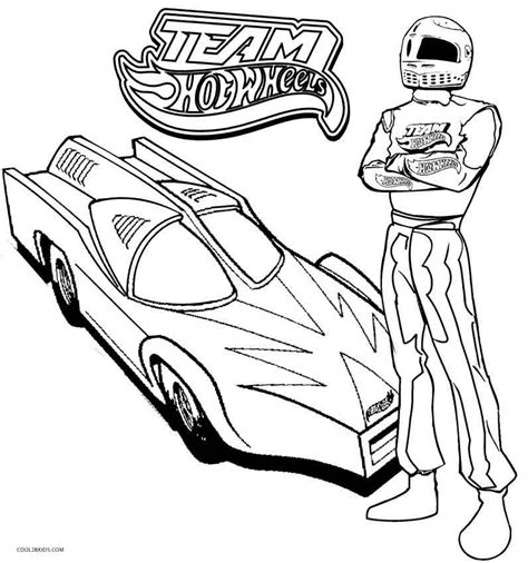 Printable Hot Wheels Coloring Pages