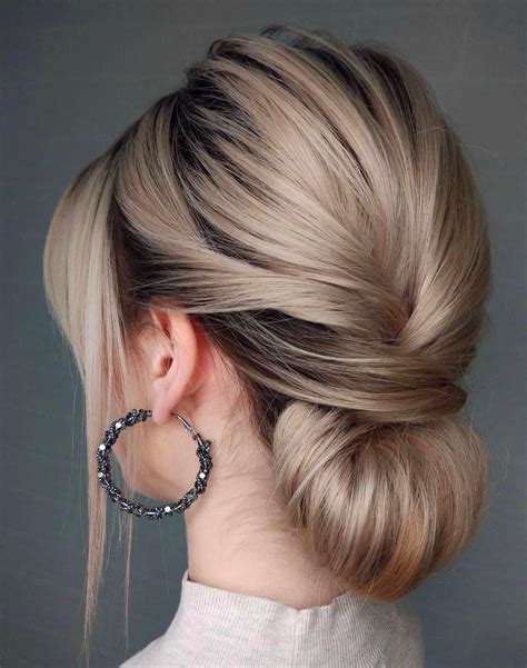 Stunning Easy Updo Hairstyles For Medium Length Hair With Simple Style