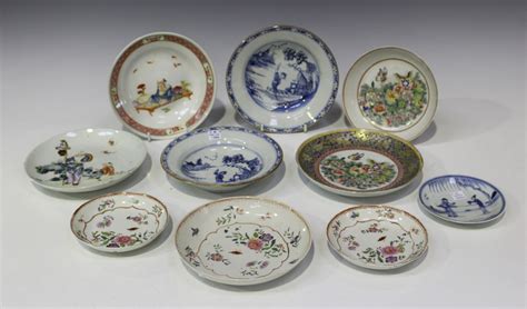 Saucer plates for less, at your doorstep faster than ever! A group of Chinese porcelain small circular dishes and ...