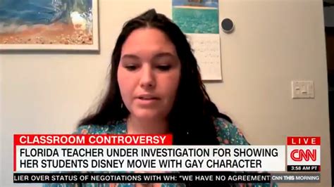 Florida Teacher Who Showed Students Lgbt Themed Disney Movie Says