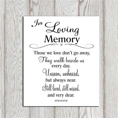 To get quotes, simply enter the ticker symbol into the quote box at disnat.com or any major financial site like yahoo any financial paper has stock quotes that will look something like the image below Wedding Memorial Table In Loving Memory Printable Memorial Sign Memorial Quotes Those We Love ...