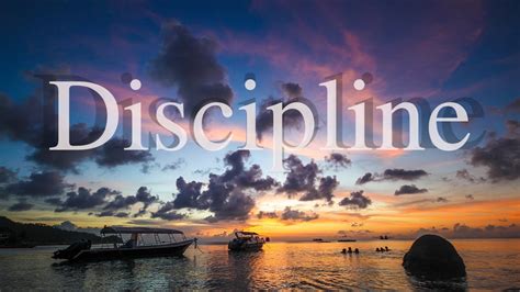 The Meaning Of Discipline - YouTube