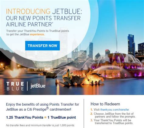 Check spelling or type a new query. Transfer ThankYou Points to JetBlue: Good Deal or Bad Deal?
