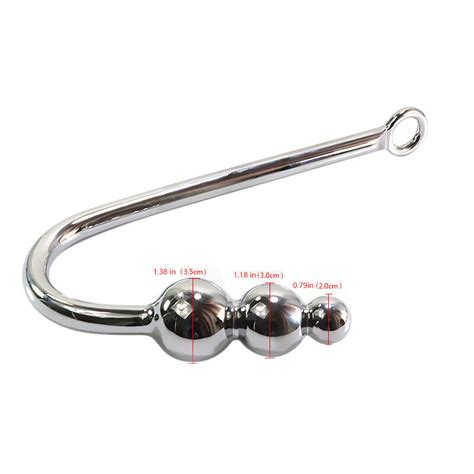 Anal Rope Hook Stainless Steel 1 Ball And 3 Ball Anus Butt Dildo Sex Toy
