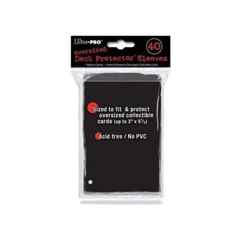 Ultra pro just tried to position themselves in that market and needed a name for their new premium sleeves. Ultra Pro Deck Protectors (40) Oversized Card Sleeves ...