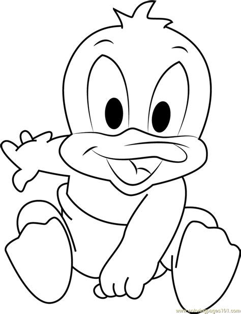 Cartoon Baby Daffy Duck