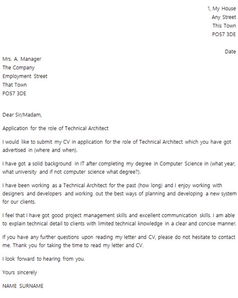 Definitely submit your application and cover letter via the email provided. Cover Letter Layout Example - icover.org.uk