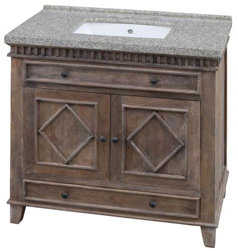 Find a great collection of 36 in. 36 Inch Single Sink Bathroom Vanity in Rustic Natural Finish