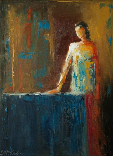 Mistress Of The House By Shelby Mcquilkin Abstract Figurative Oil