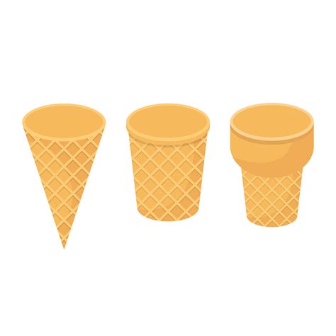 Ice Cream Cone Vector Art Icons And Graphics For Free Download