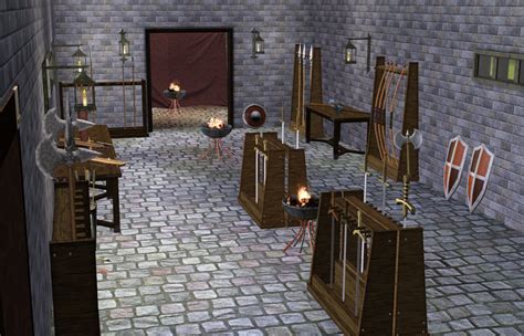 Mod The Sims Medieval Armoury Part 2 Ye Olde Kingdom Of Pudding