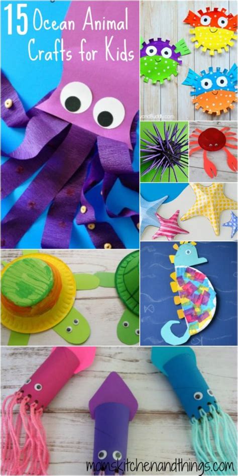 Ocean Animal Crafts For Kids Over 20 Sea Animal Crafts And Activities