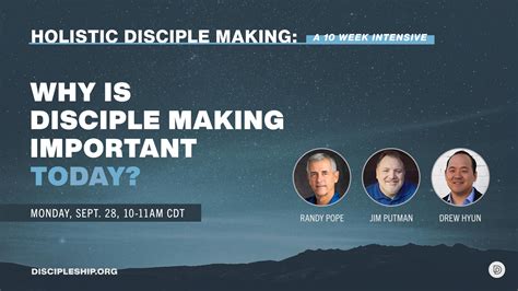 Introduction Why Is Disciple Making Important Today