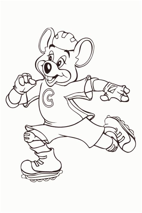 Chuck E Cheese Coloring Pages Online Chuck E Cheeses Is A Chain Of
