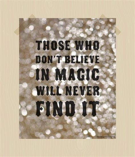 Items Similar To Printable Those Who Dont Believe In Magic Will Never