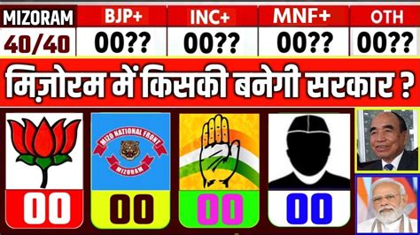 Mizoram Assembly Election Opinion Poll Zoramthanga Bjp Mnf
