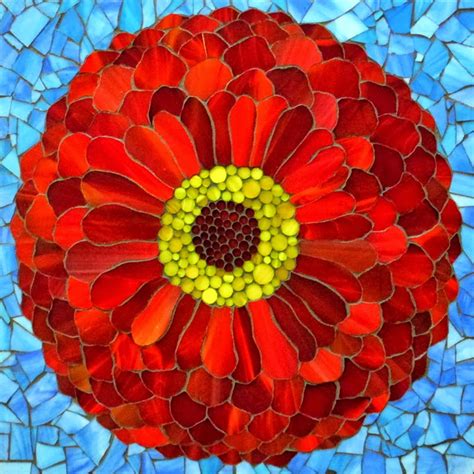 Kasia Mosaics Mosaic Flower Series