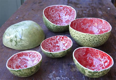 Watermelon Bowls Samantha Robinson Porcelain Porcelain Bowl Ceramic