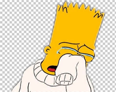 Bart Simpson Sadness Crying Png Clipart Area Art Artwork Bart
