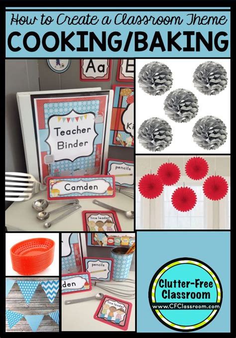 Cooking Themed Classroom Ideas And Printable Classroom Decorations