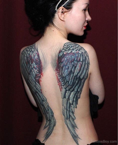 Adorable Wings Tattoo On Back Tattoo Designs Tattoo Pictures