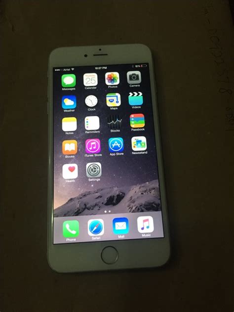Neatly Used Iphone 6 Plus 64gb Silver Factory Unlocked