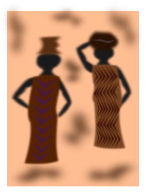 African Women Cartoon Png