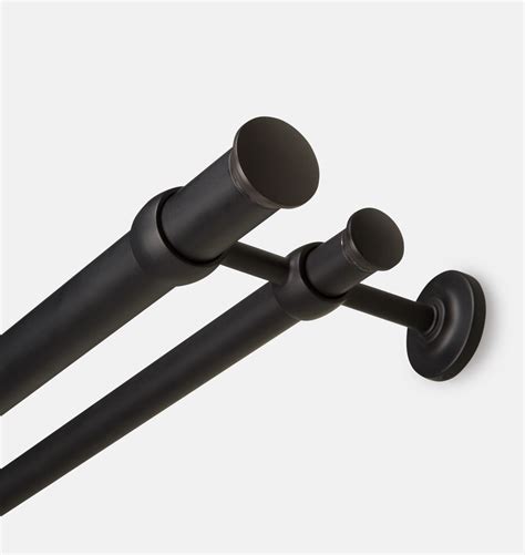 Fast shipping and orders $35+ ship free. Double Drapery Rod with Endcap Finial | Rejuvenation ...