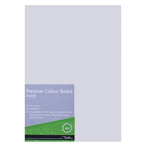 Treeline Project Board White A4 Pastel 160gsm Pack Of 100 Shop Today