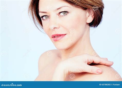 Mature Woman Portrait Stock Photo Image Of Makeup Cosmetology