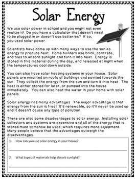 Dskp kssm science form 2. Energy Science Unit - Reading Passages and Activities! by ...