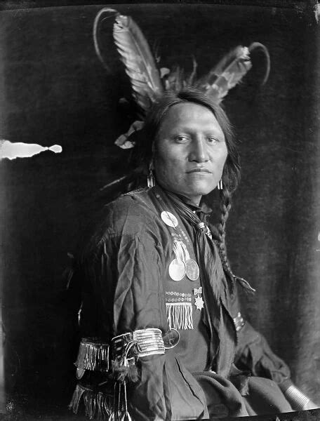 Charging Thunder 1877 1929 Blackfoot Sioux Print 13644372 Canvas